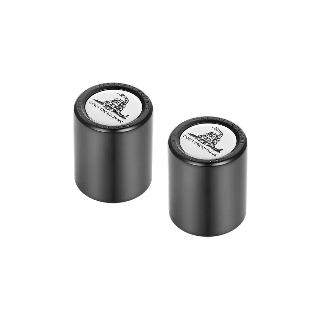 Harley-Davidson Rustfrit Stål i Sort 'Don't Tread On Me' Docking Hardware