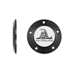 Harley-Davidson Rustfrit Stål i Sort "Don't Tread on Me" Twin Cam Timing Cover