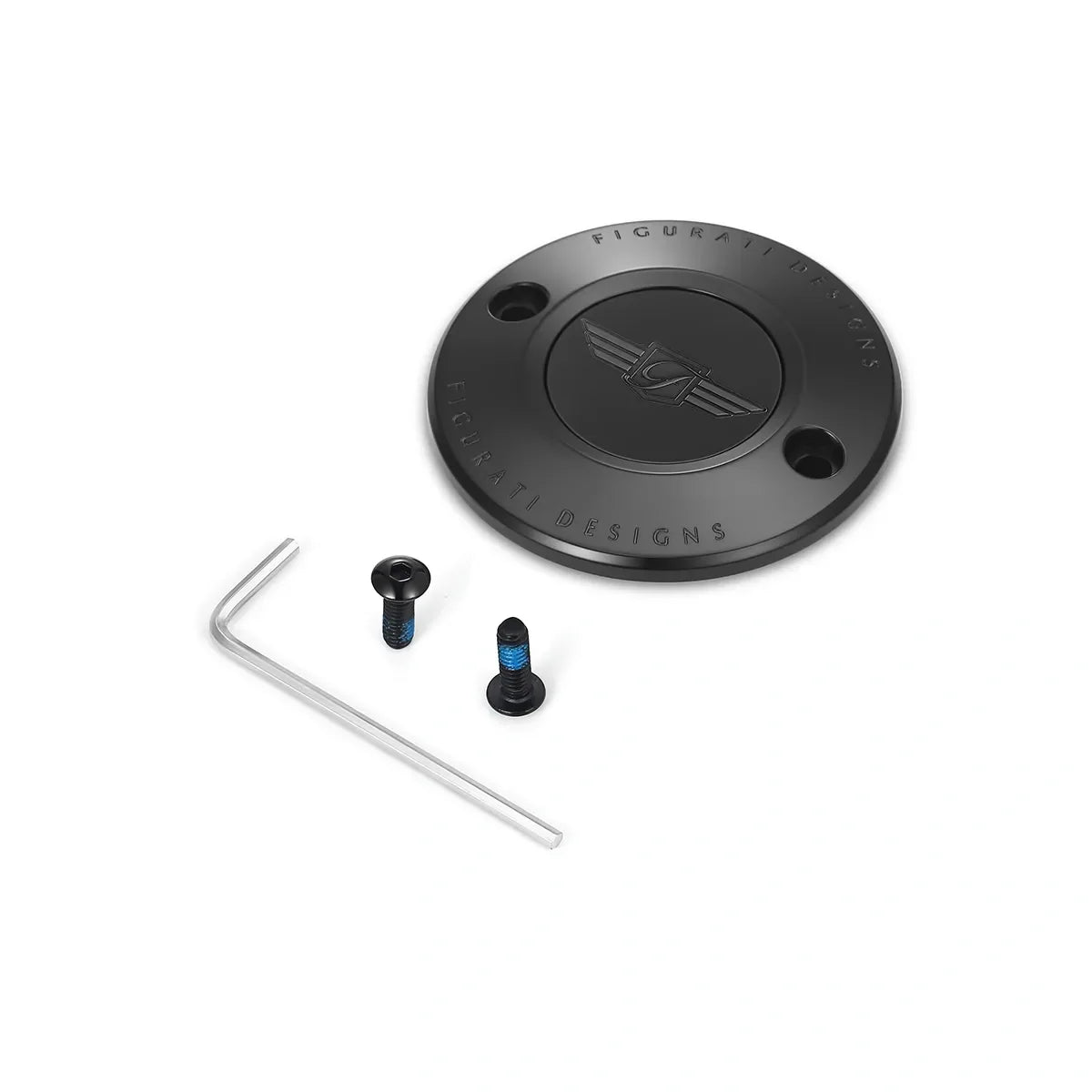 Harley-Davidson Rustfrit Stål i Sort Figurativt Design Logo M8 Timing Cover