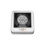 Harley-Davidson Rustfrit Stål i Sort Malteserkors - FIRE Twin Cam Tændingsdæksel