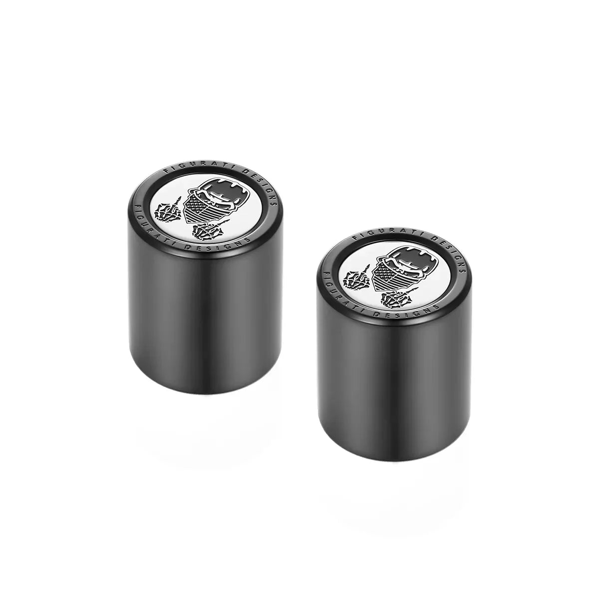 Harley-Davidson Rustfrit Stål i Sort Maskeret Kraniet Docking Hardware