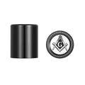 Harley-Davidson Rustfrit Stål i Sort Frimurer Emblem Docking Hardware