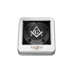 Harley-Davidson Rustfrit Stål Sort Frimurer Emblem Twin Cam Timing Cover