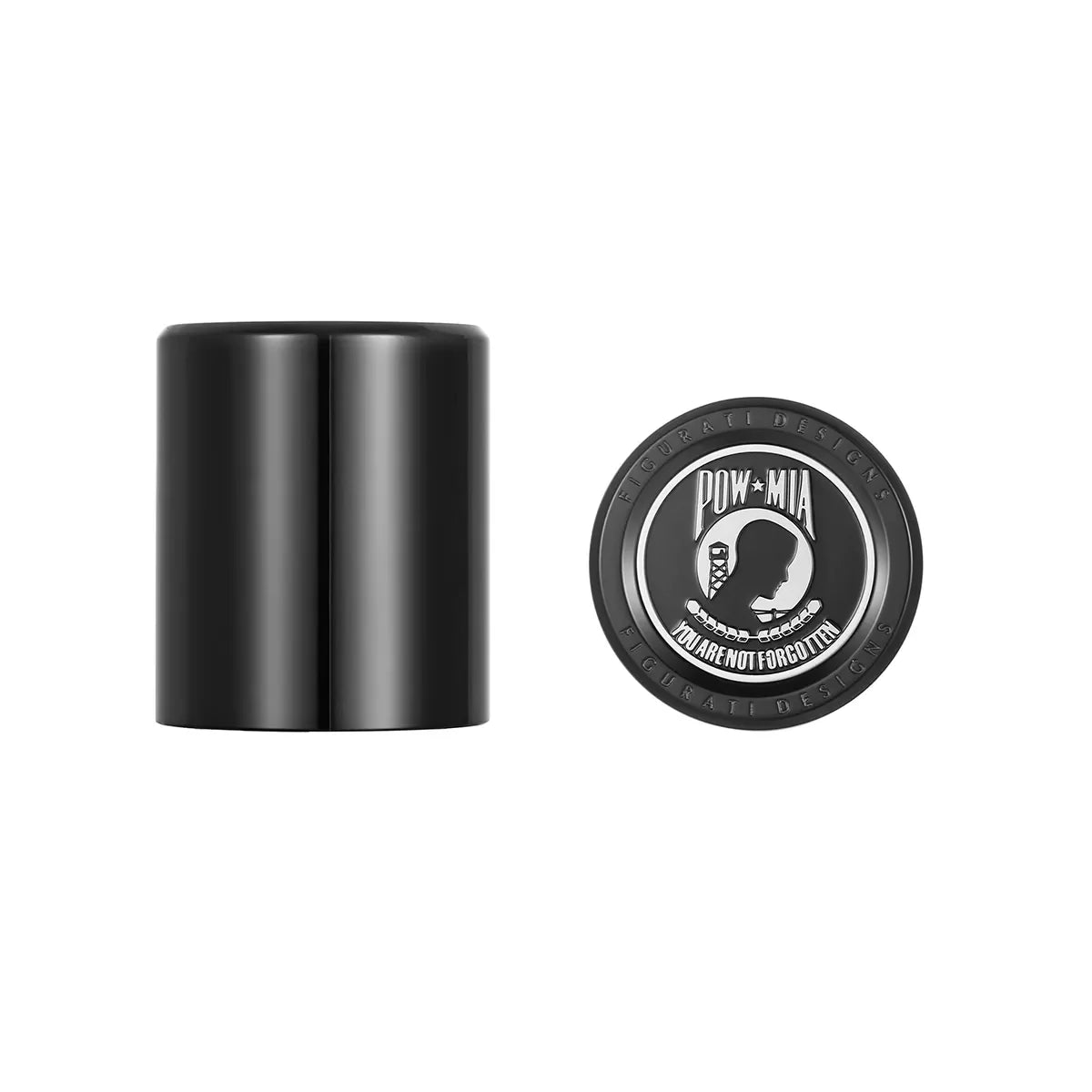 Harley-Davidson Rustfrit Stål i Sort POW MIA Docking Hardware