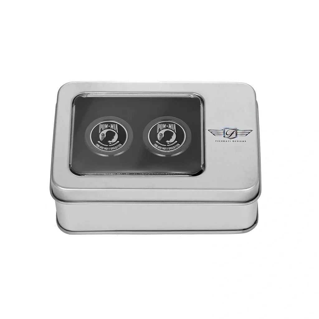 Harley-Davidson Rustfrit Stål i Sort POW MIA Docking Hardware