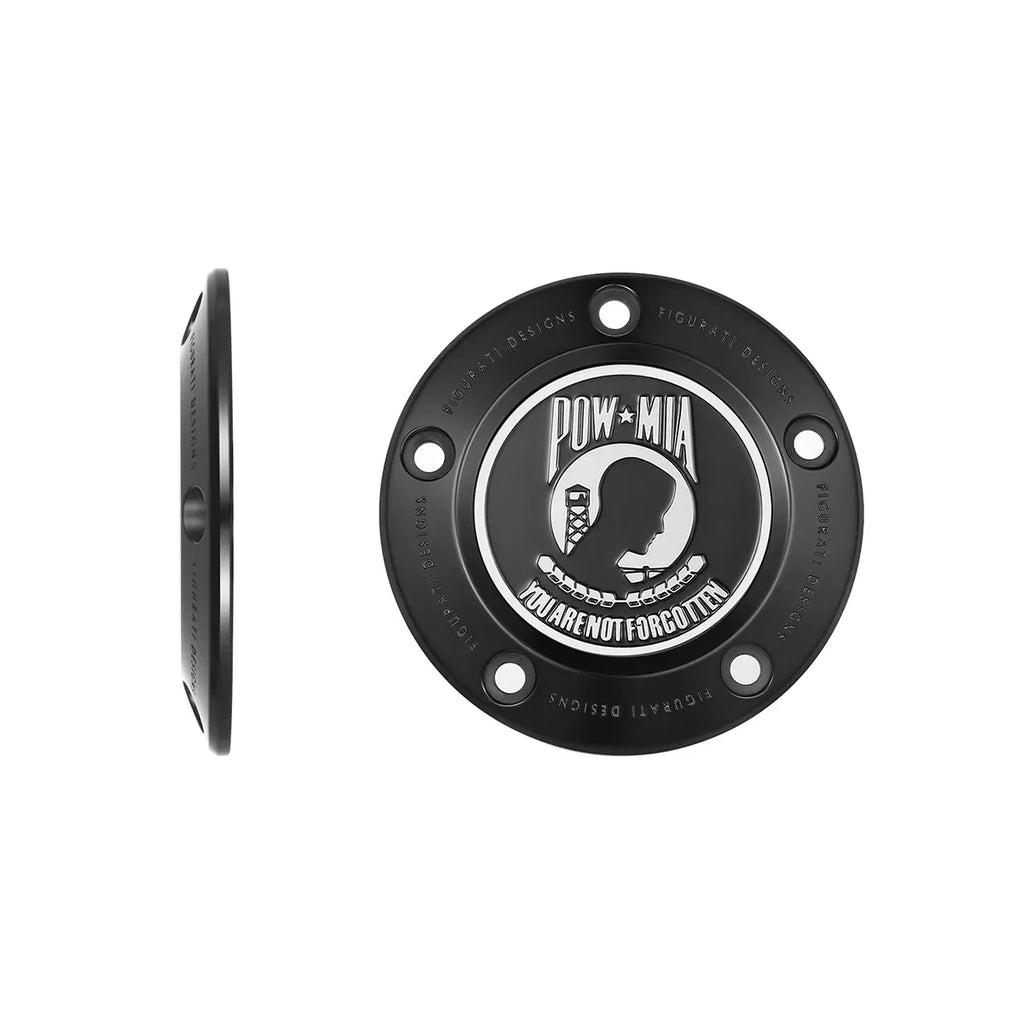 Harley-Davidson Rustfrit Stål i Sort POW MIA Twin Cam Timing Cover
