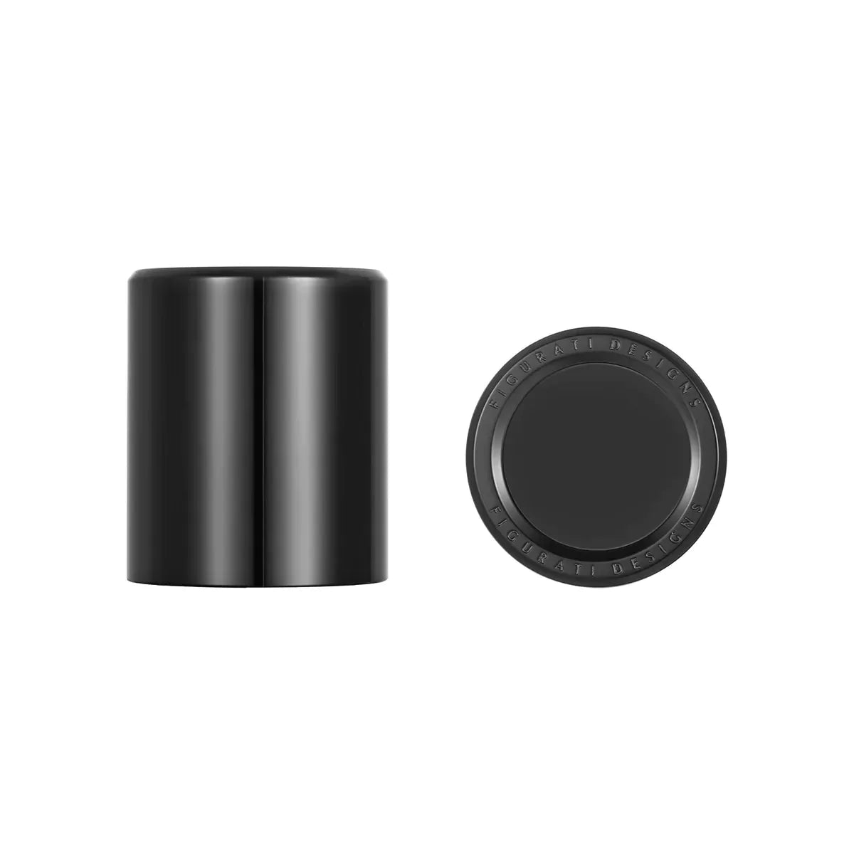 Harley-Davidson Rustfrit Stål i Sort Docking Cover 27.2/32 (Short Fat)