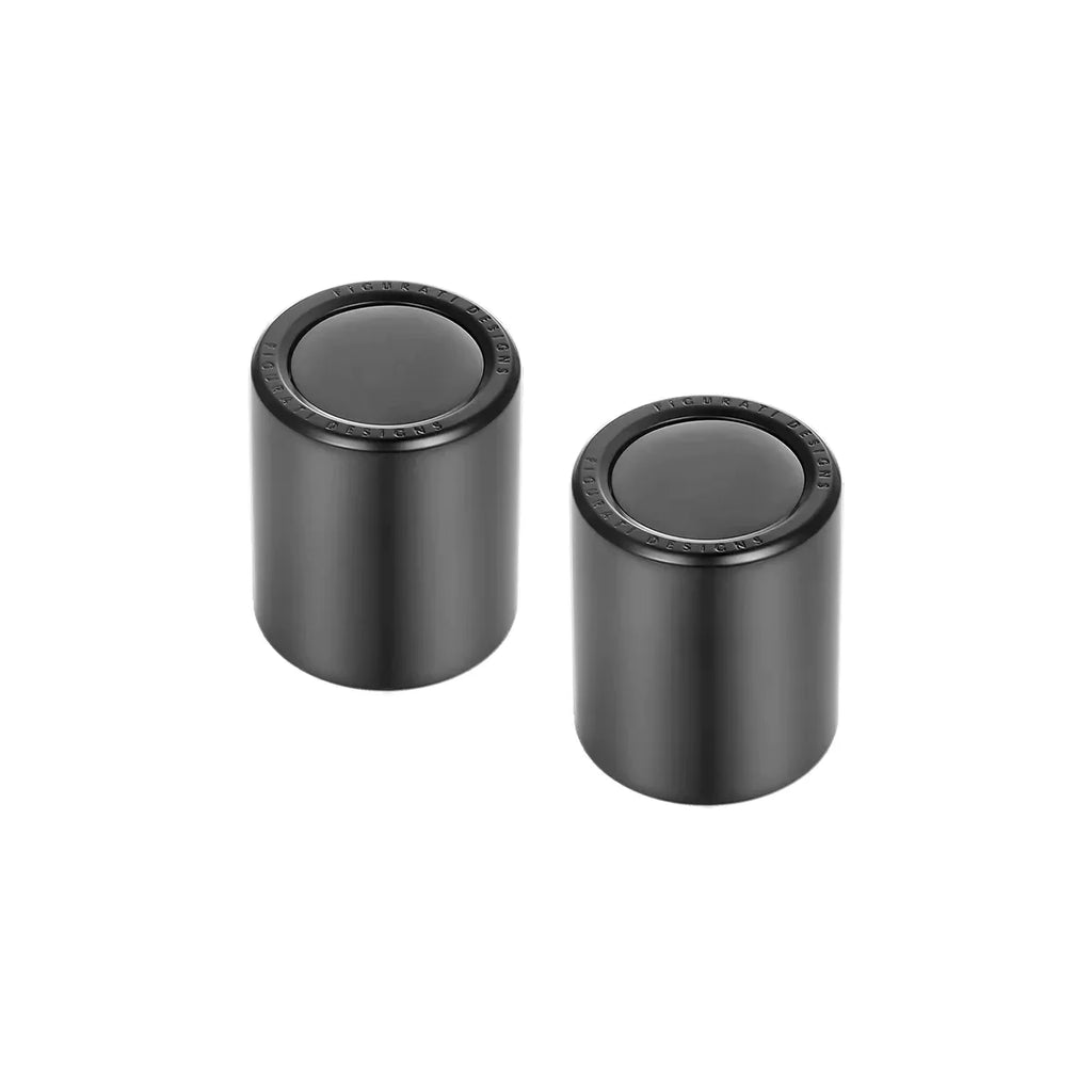 Harley-Davidson Rustfrit Stål i Sort Docking Cover 27.2/32 (Short Fat)