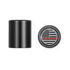 Harley-Davidson Rustfrit Stål i Sort Rød Linje Amerikansk Flag Docking Covers