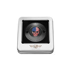 Harley-Davidson Rustfrit Stål i Sort Rød Hvid og Blå Amerikansk Flag Kranie M8 Timing Cover