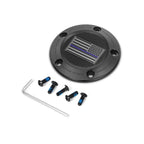 Harley-Davidson Rustfrit Stål i Sort Tynd Blå Linje Amerikansk Flag - Omvendt Twin Cam Timing Cover