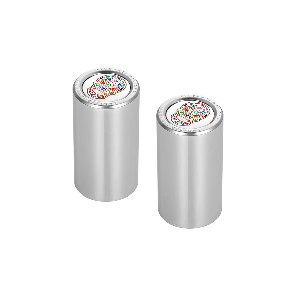 Harley-Davidson Rustfrit Stål Sugar Skull Docking Covers