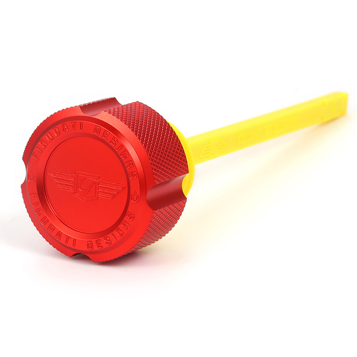 Alu Motor Oliepind for Harley-Davidson Touring M8 (2017-2025) - Rillet Brændt Orange