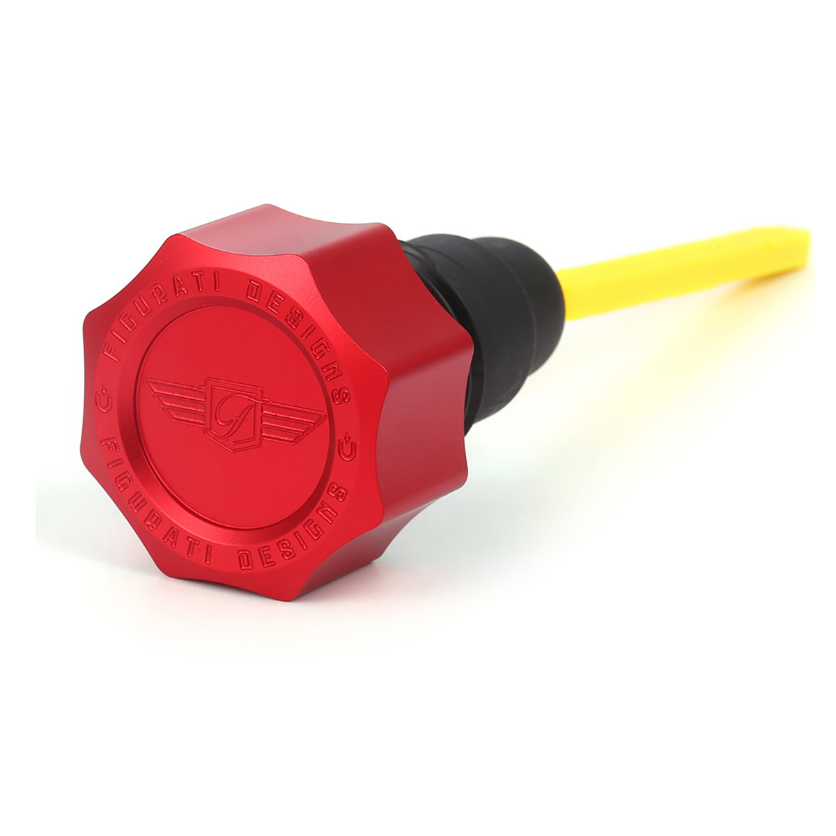 Alu Motor Oliepind til Harley-Davidson Twin Cam (2007-2016) - Buet Rød