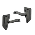 Black Series Hexa Passenger Floorboards with Adjustable Mounts
