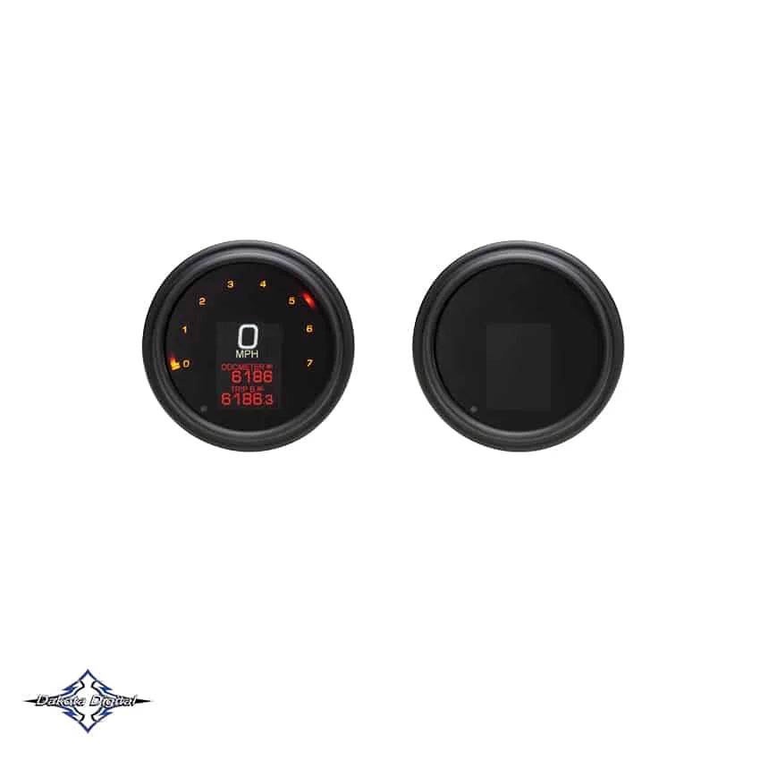Dakota Digital MLX-2004 digitale instrumenter til H-D Softail, Dyna & Touring (2004-2011)