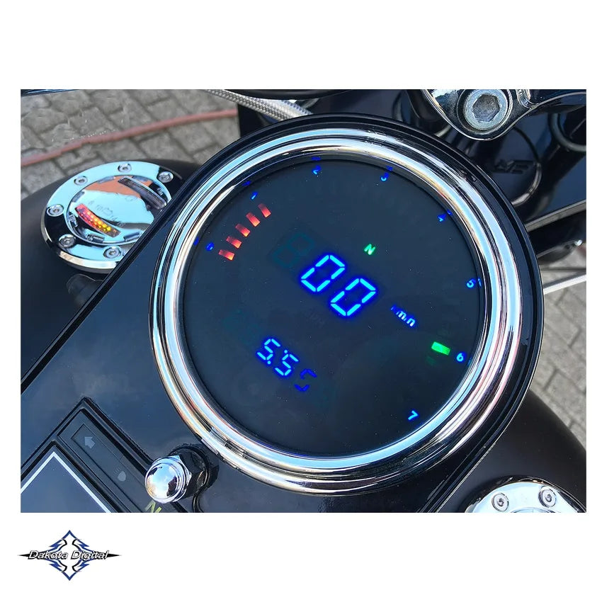 Dakota Digital MLX-2011 digitale instrumenter til H-D Softail, Dyna & Touring (2011-2023)