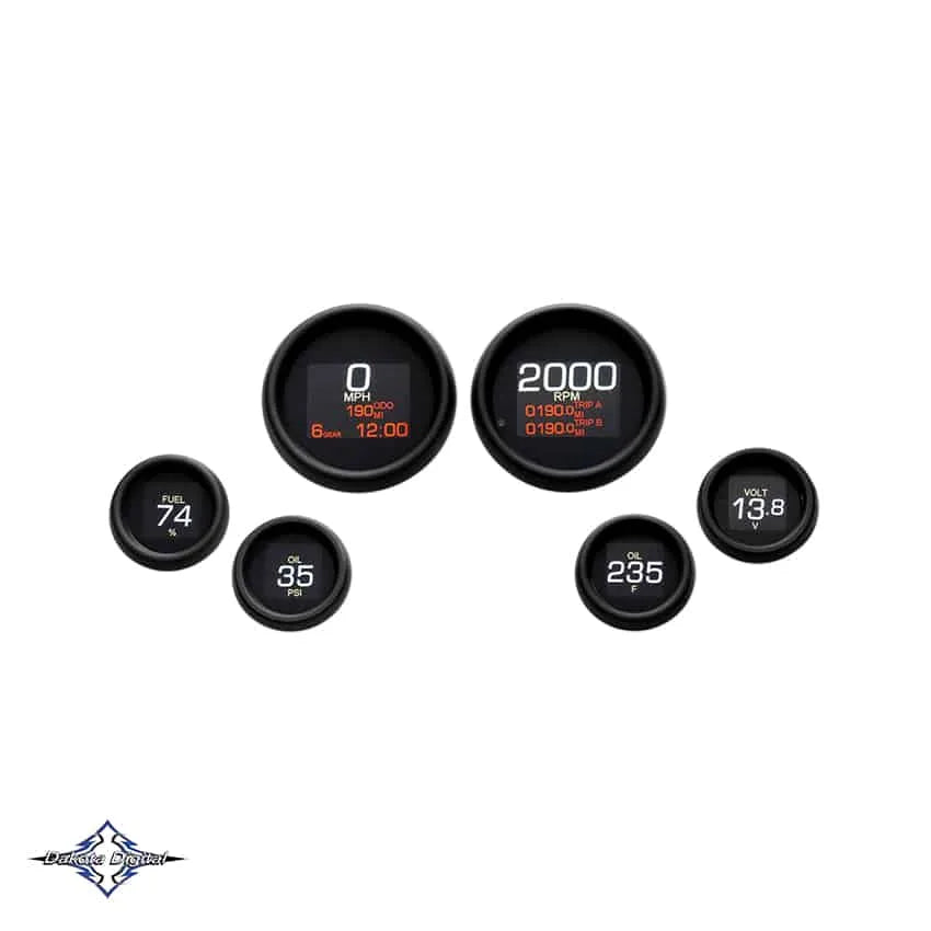 Dakota Digital MLX-8696 digitale instrumenter til Harley-Davidson Touring (1996-2003)