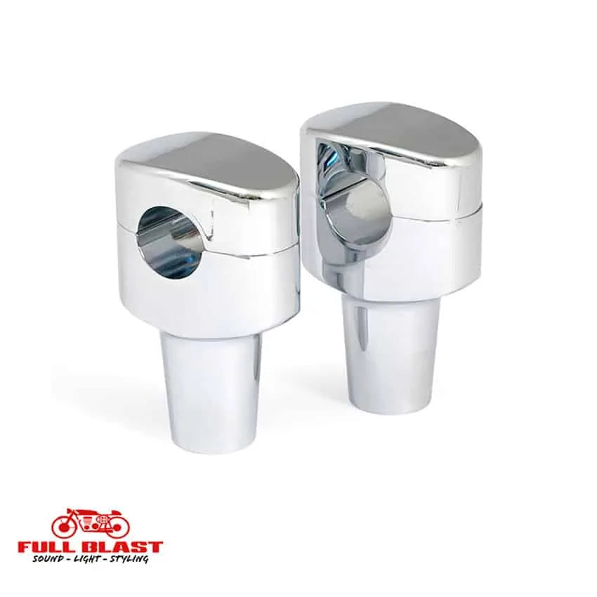 FULL BLAST – Risers til 25mm styr i Krom