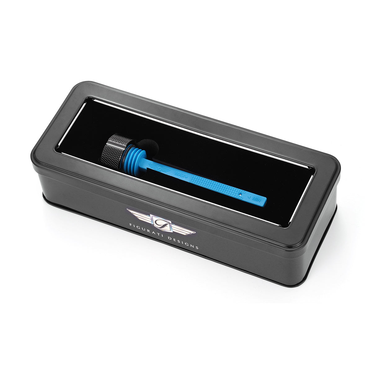 Magnetisk Stål Motor Oliepind til BMW F Series (2017-2025) - Rillet Sort