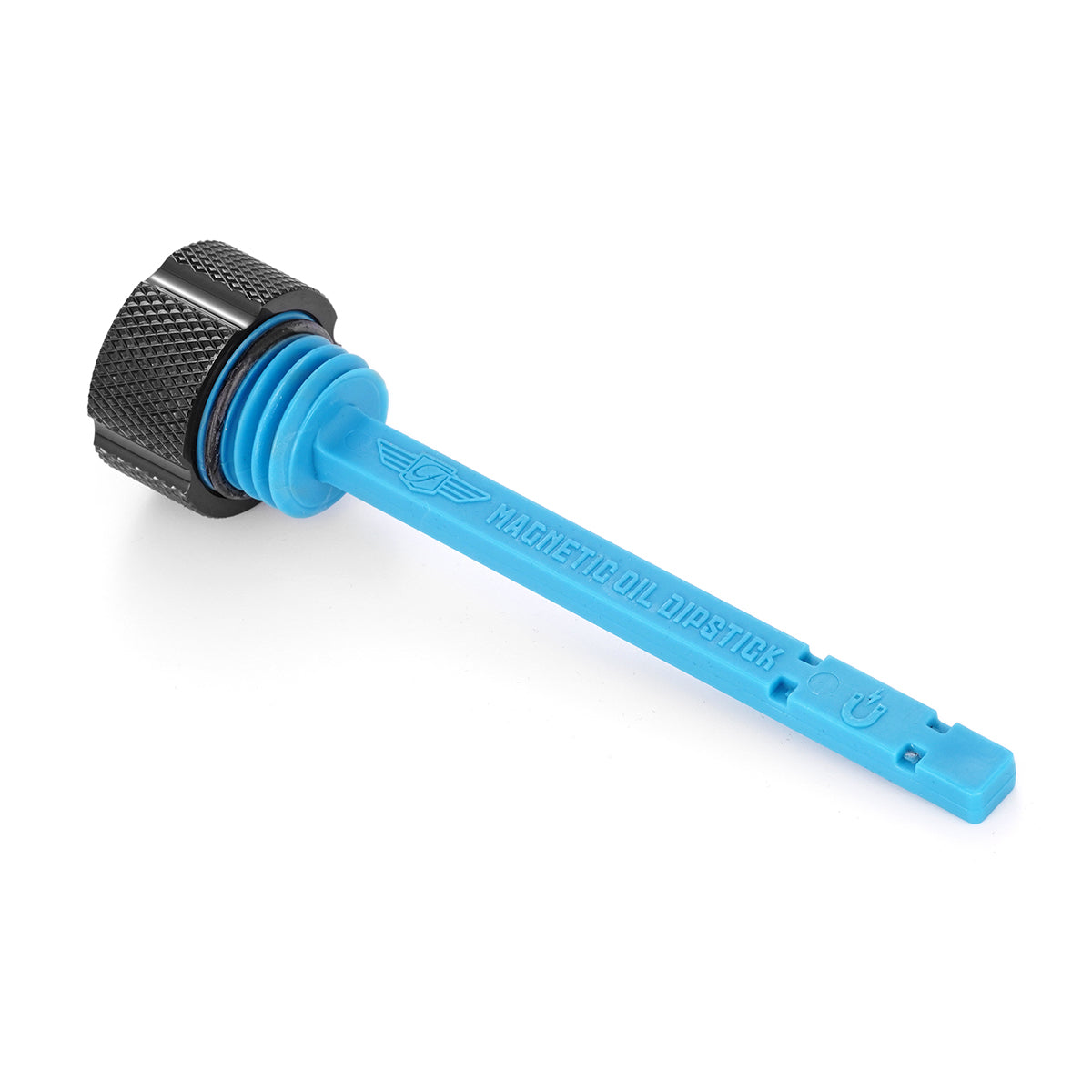 Magnetisk Stål Motor Oliepind til BMW F Series (2017-2025) - Rillet Sort