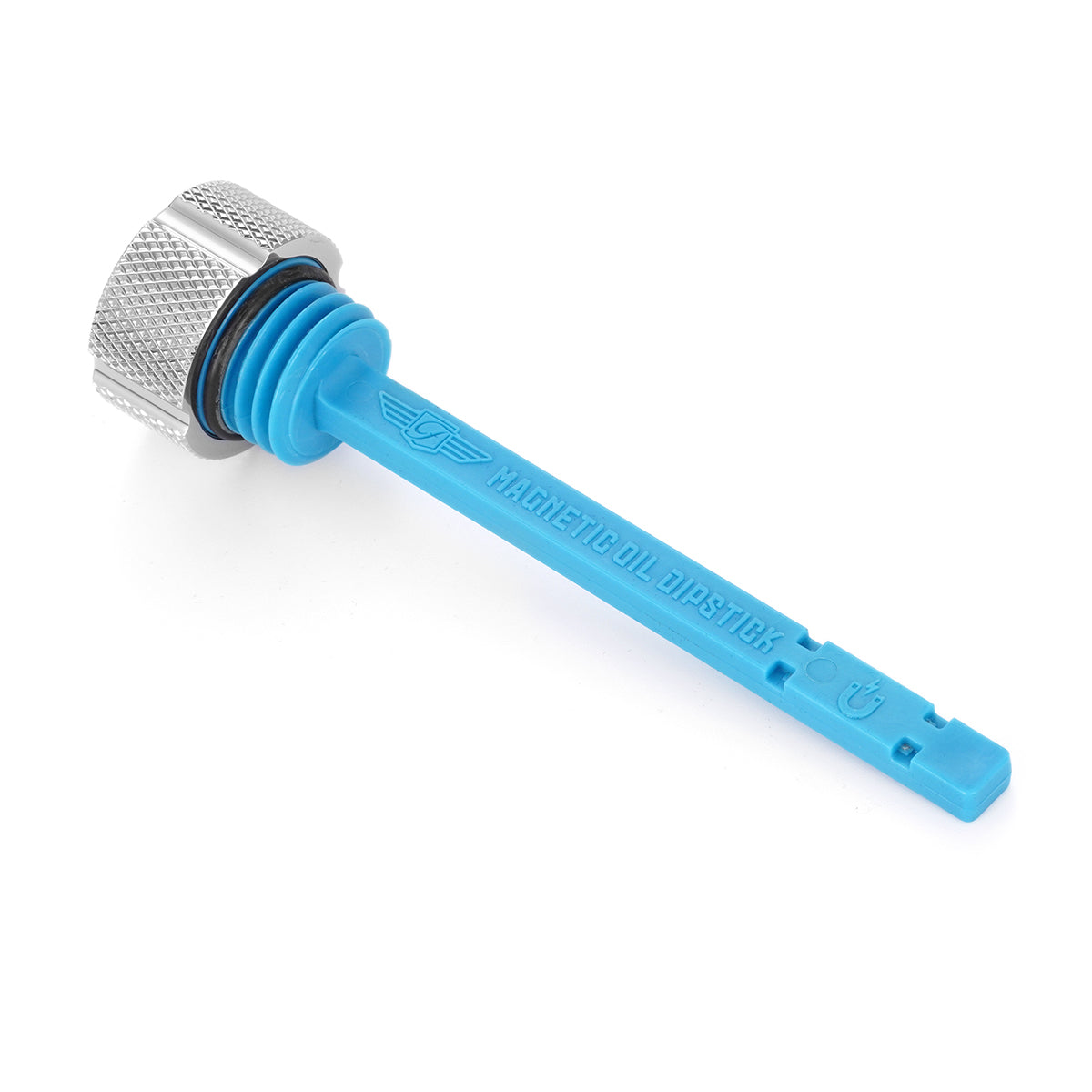 Magnetisk Stål Motor Oliepind til BMW F Series (2017-2025) - Rillet Sølv