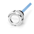 Magnetisk Stål Motor Oliepind til Harley-Davidson FXR (1982-1994) - Rillet Sølv