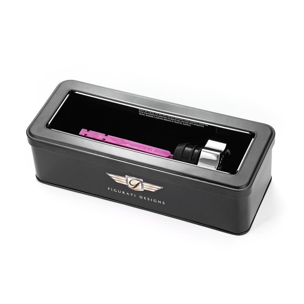 Stål Motor Oliepind til Harley-Davidson Softail (2000-2017) - Bøjet Krom