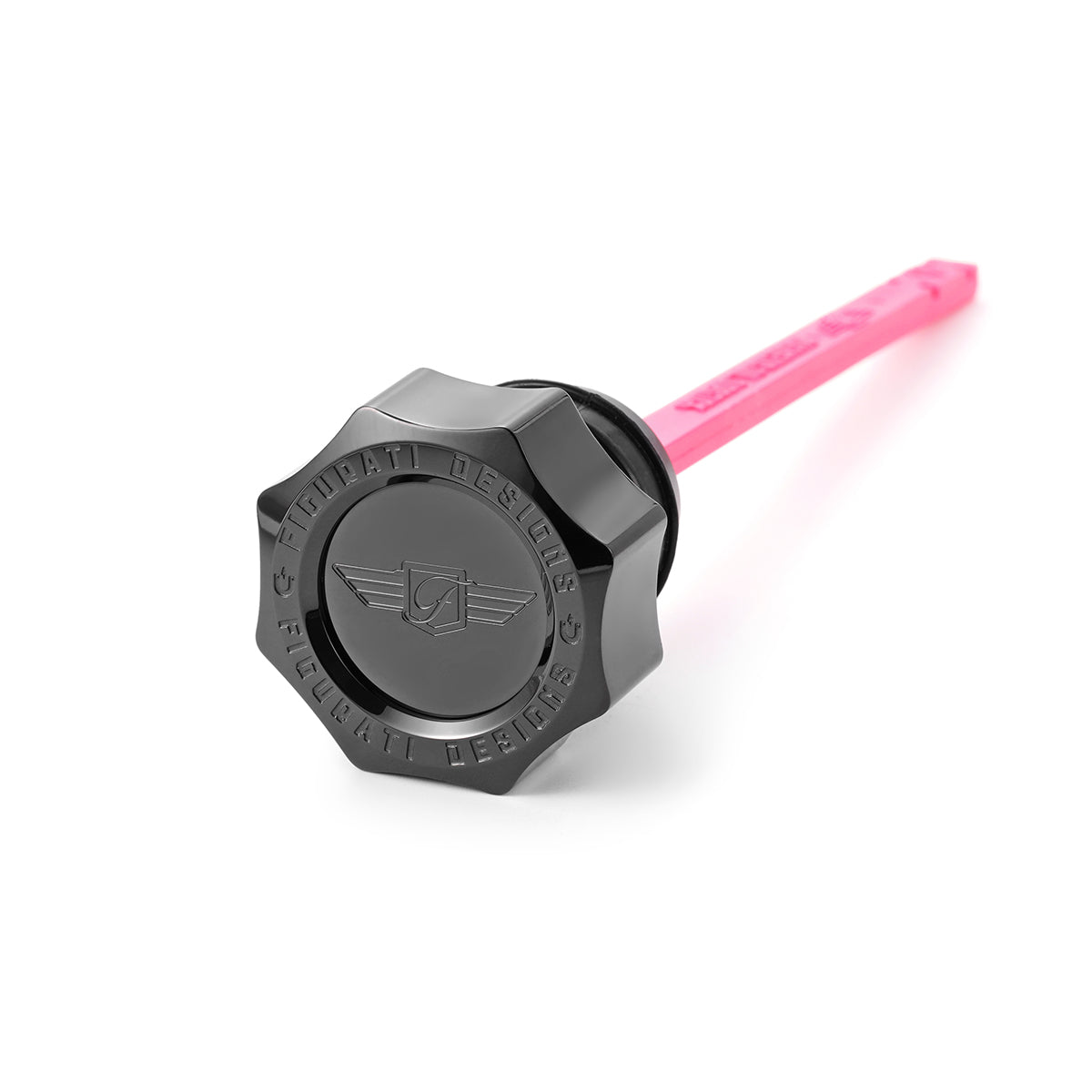 Stål Motor Oliepind til Harley-Davidson Twin Cam (1999-2006) - Buet Sort