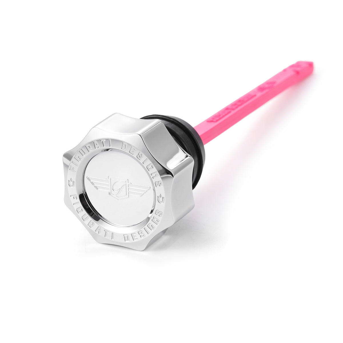 Stål Motor Oliepind til Harley-Davidson Twin Cam (1999-2006) - Buet Sølv