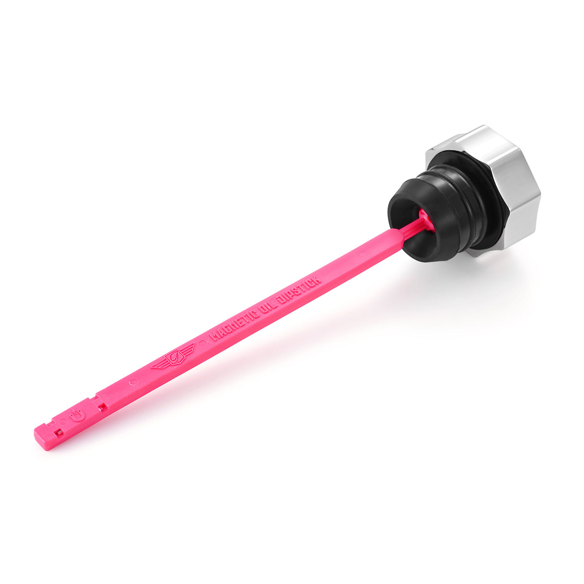 Stål Motor Oliepind til Harley-Davidson Twin Cam (1999-2006) - Buet Sølv