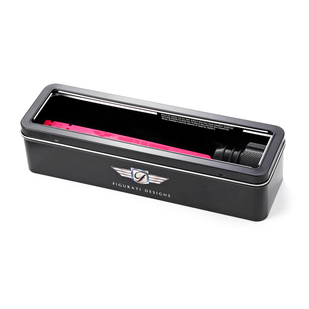Stål Motor Oliepind til Harley-Davidson Twin Cam (1999-2006) - Rillet Sort
