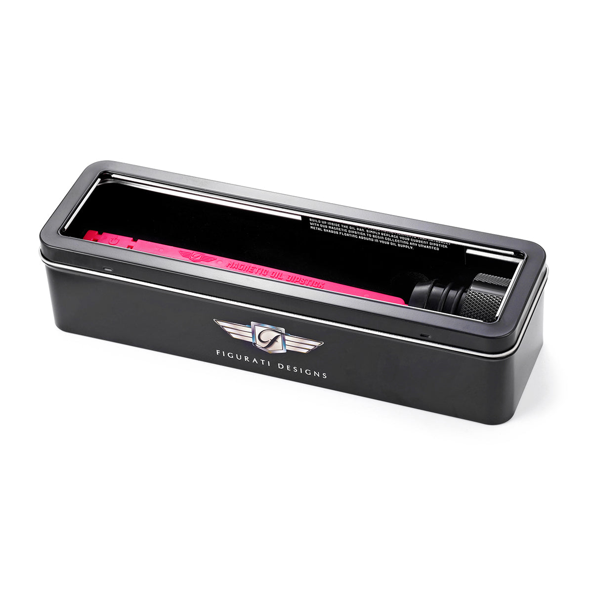 Stål Motor Oliepind til Harley-Davidson Twin Cam (1999-2006) - Rillet Sort