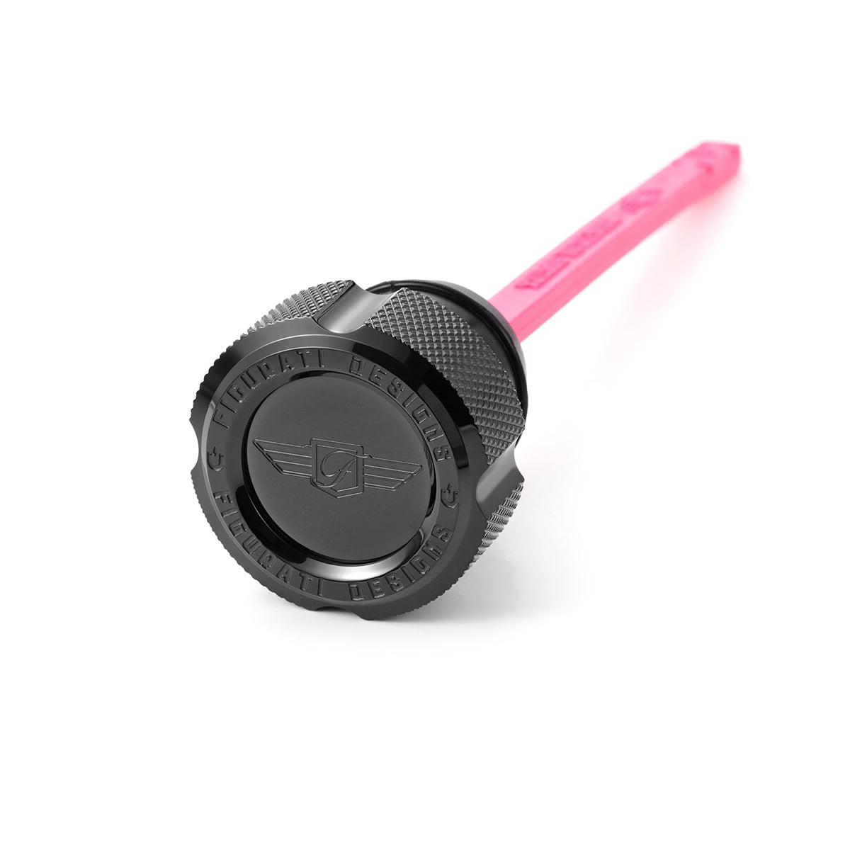 Stål Motor Oliepind til Harley-Davidson Twin Cam (1999-2006) - Rillet Sort