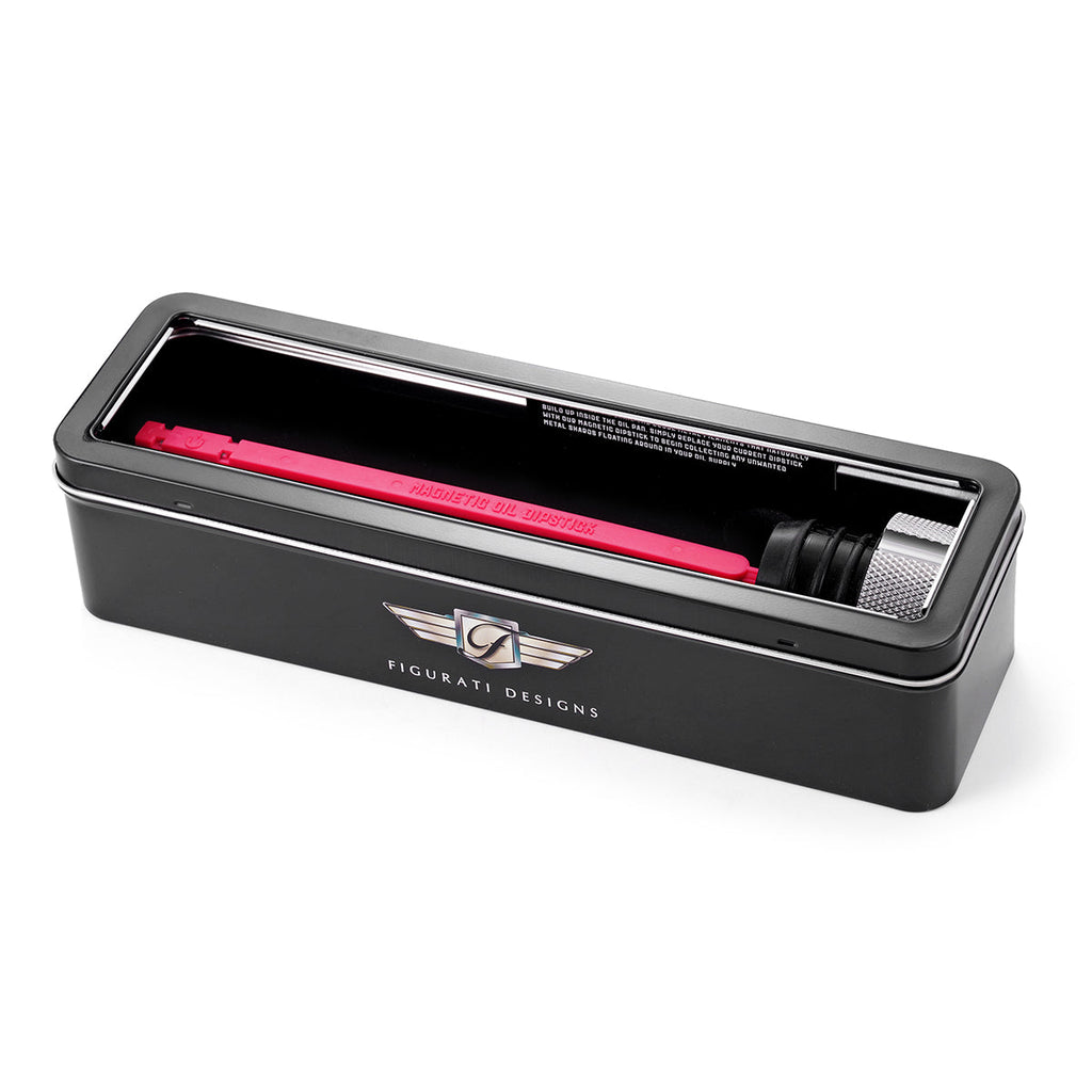 Stål Motor Oliepind til Harley-Davidson Twin Cam (1999-2006) - Rillet Sølv