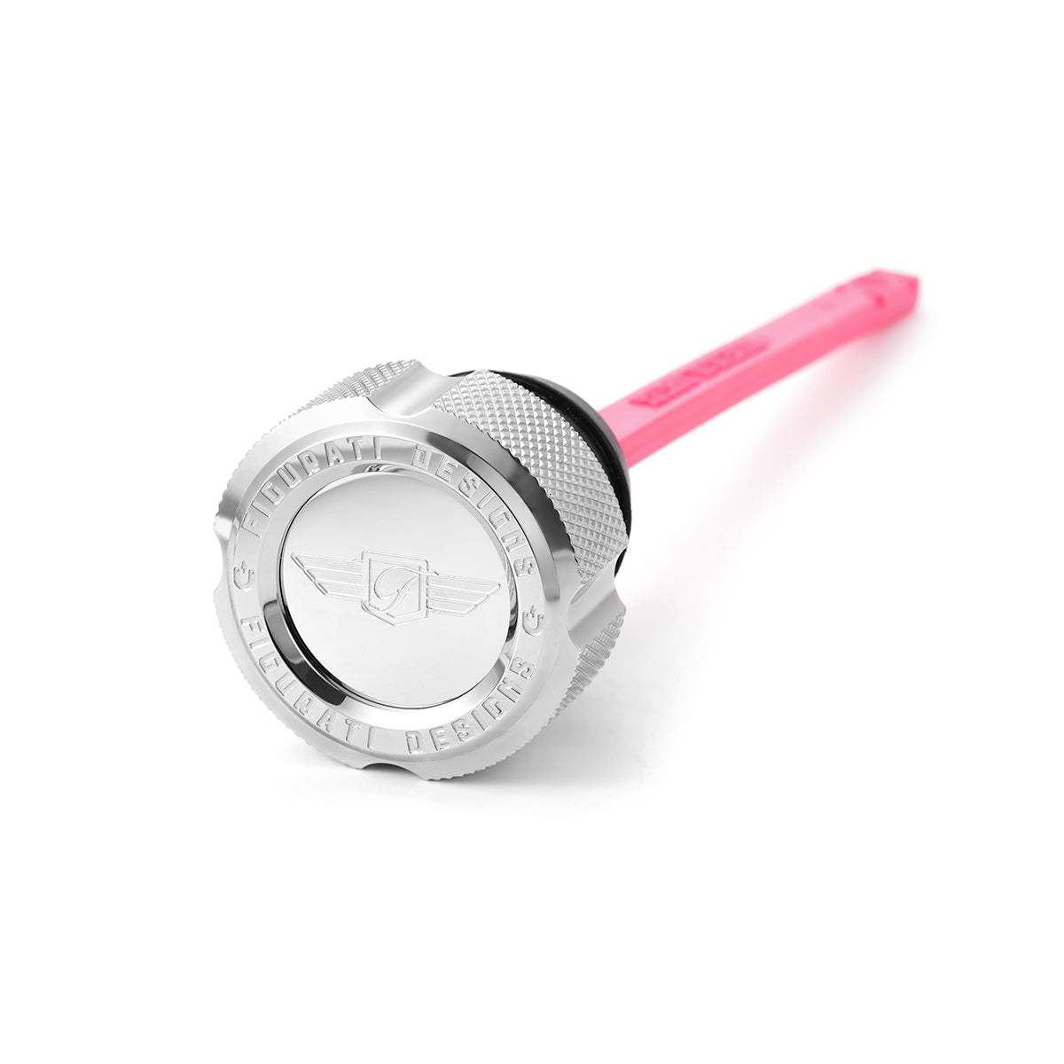 Stål Motor Oliepind til Harley-Davidson Twin Cam (1999-2006) - Rillet Sølv