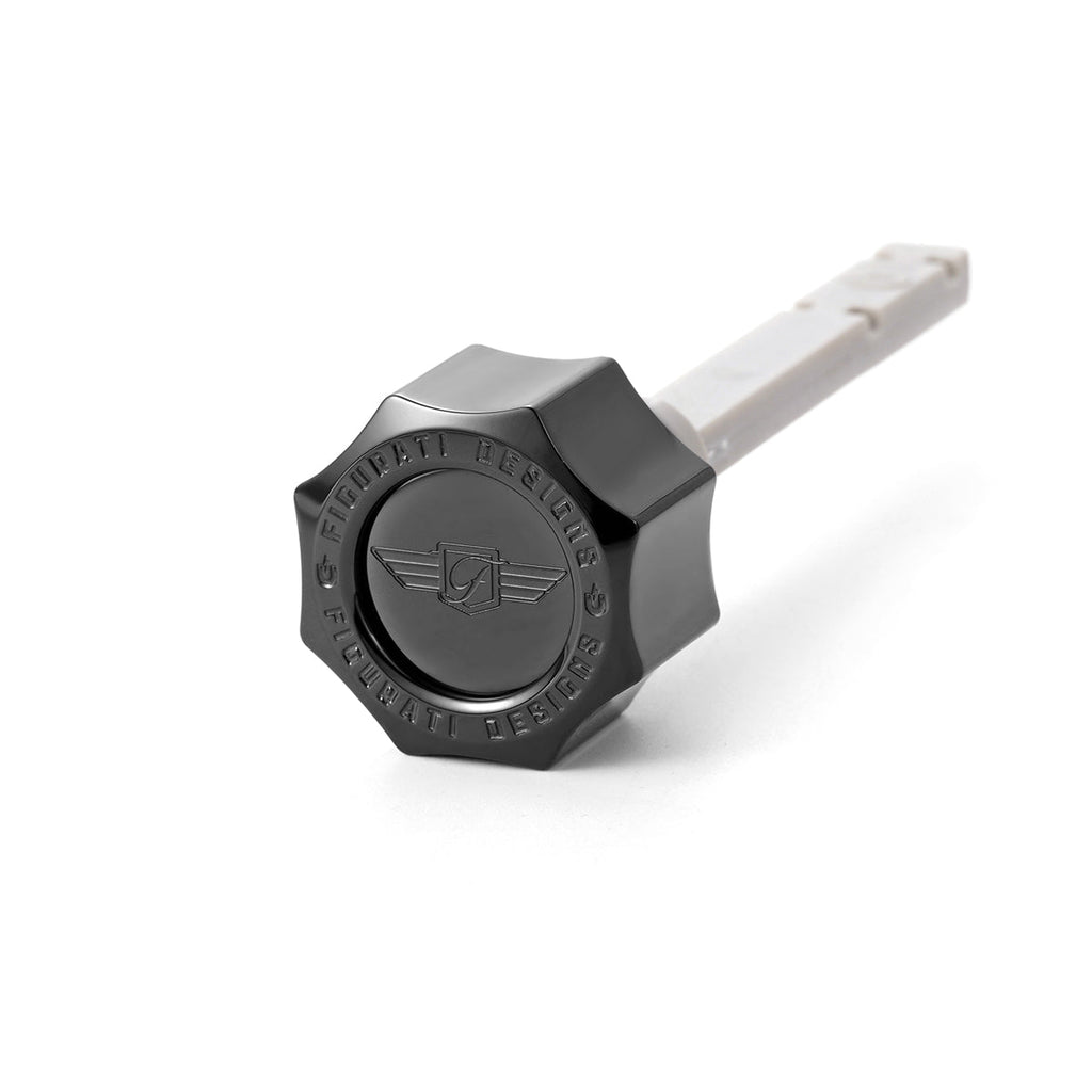 Magnetisk Oliepind til Transmission til Harley-Davidson - Sort Buet