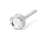 Magnetisk Oliepind til Harley-Davidson M8 (2017-2025) - Rillet Sølv