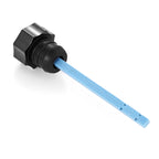 Magnetisk Stål Motor Oliepind til Harley-Davidson FXR (1982-1994) - Sort Buet