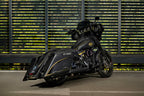 Set of stretched fender and saddlebags Magnus for Harley Davidson Touring 2014 up