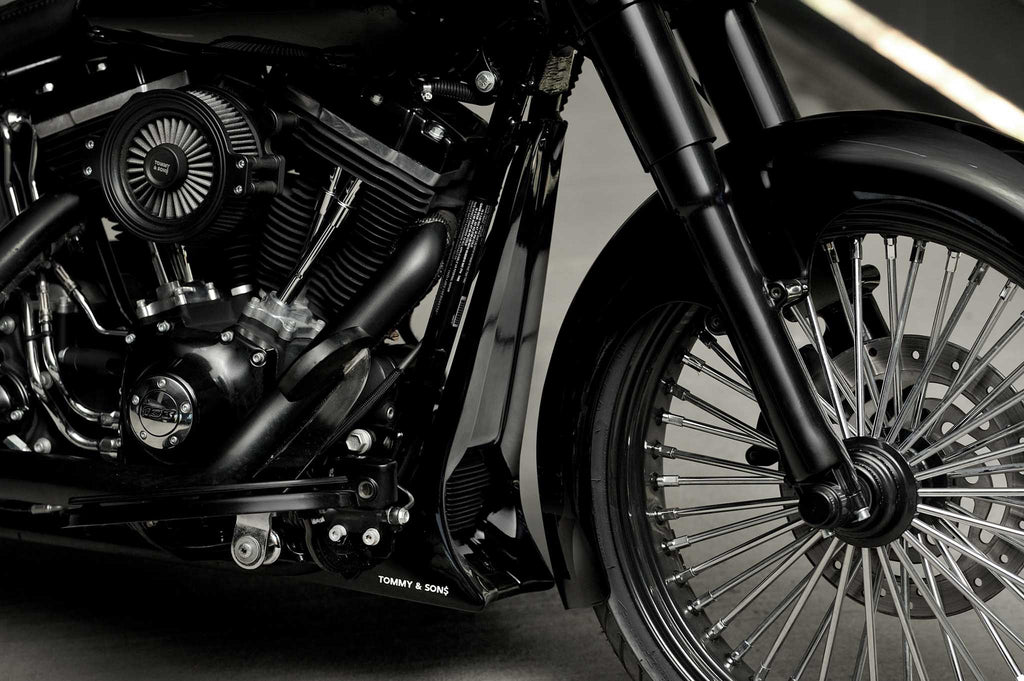 Outlaw Series Radiator Cover for Harley Davidson Softail 2007-2017 models