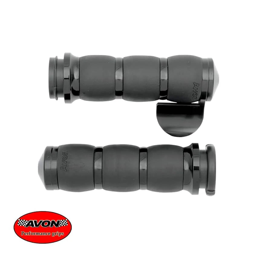 Avon – 3-Ring Velvet Air Håndtag – 25,4 mm (1″) – Sort