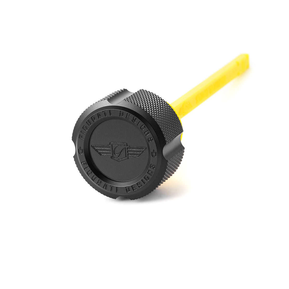 Alu Motor Oliepind for Harley-Davidson Touring M8 (2017-2025) - Rillet Sort