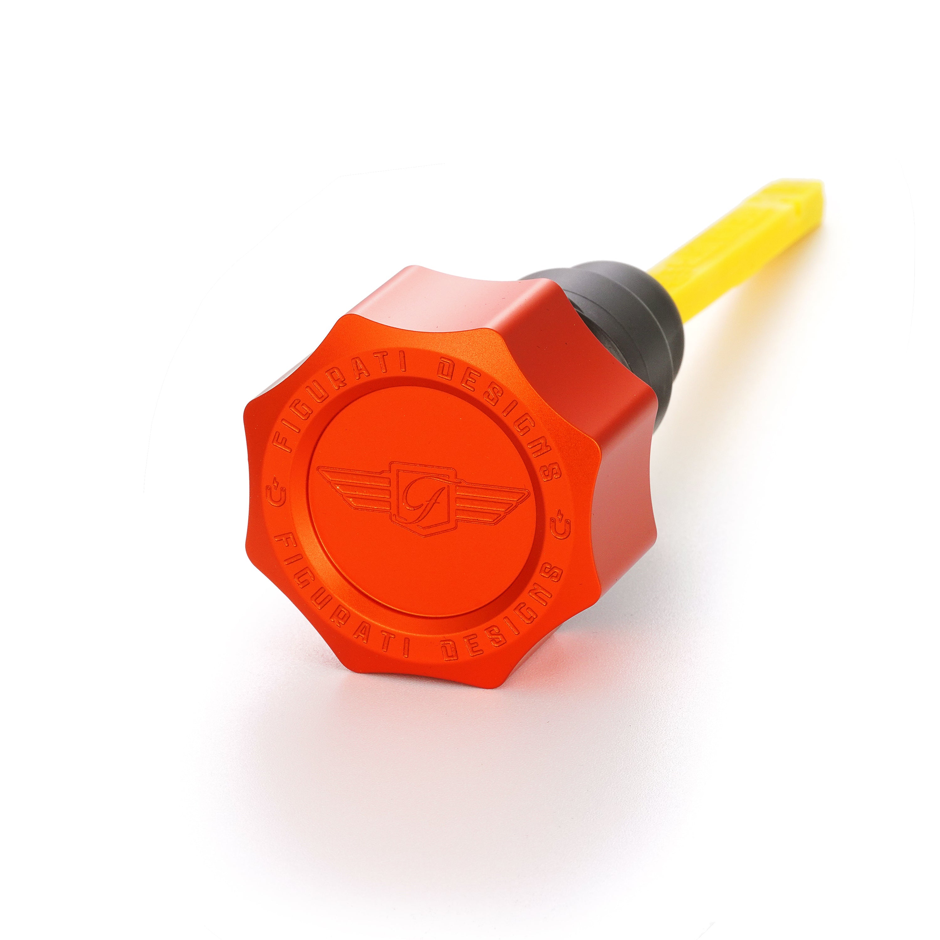 Alu Motor Oliepind til Harley-Davidson Twin Cam (2007-2016) - Buet Orange