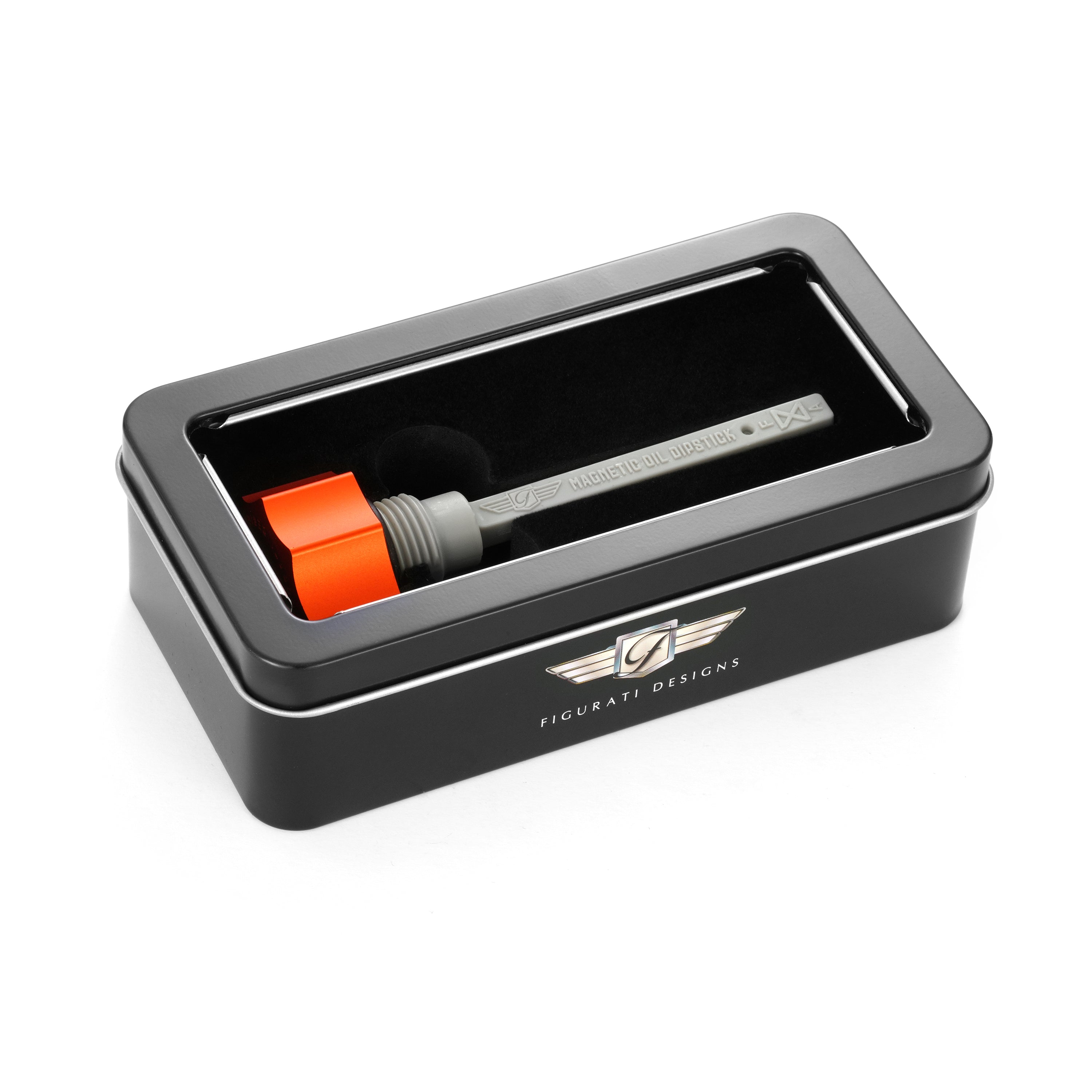 Magnetisk transmission oliepind til Harley-Davidson M8 (2017-2025) - Buet Orange