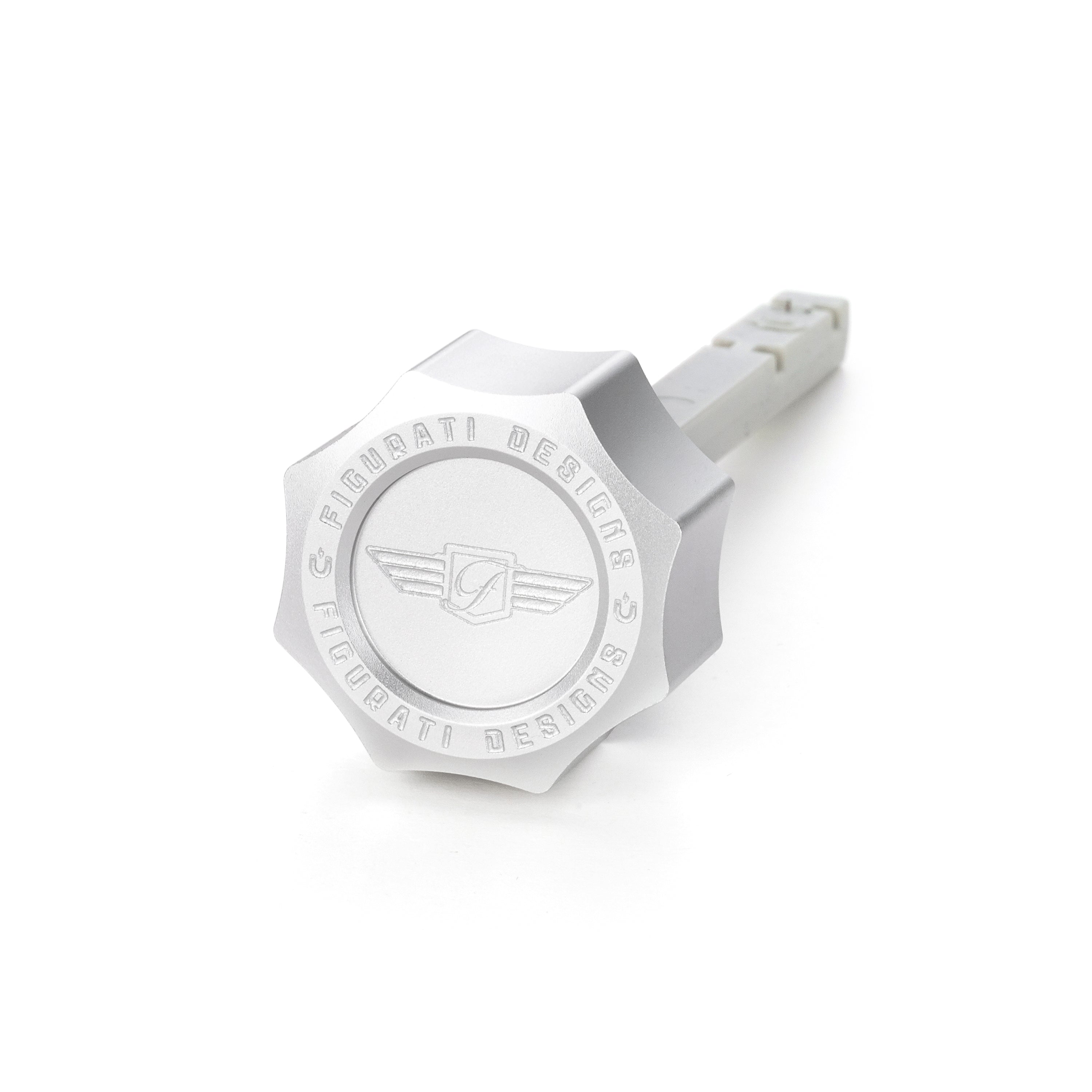 Magnetisk Transmissions-Oliepind til Harley-Davidson M8 (2017-2025) - Buet Rå Sølv