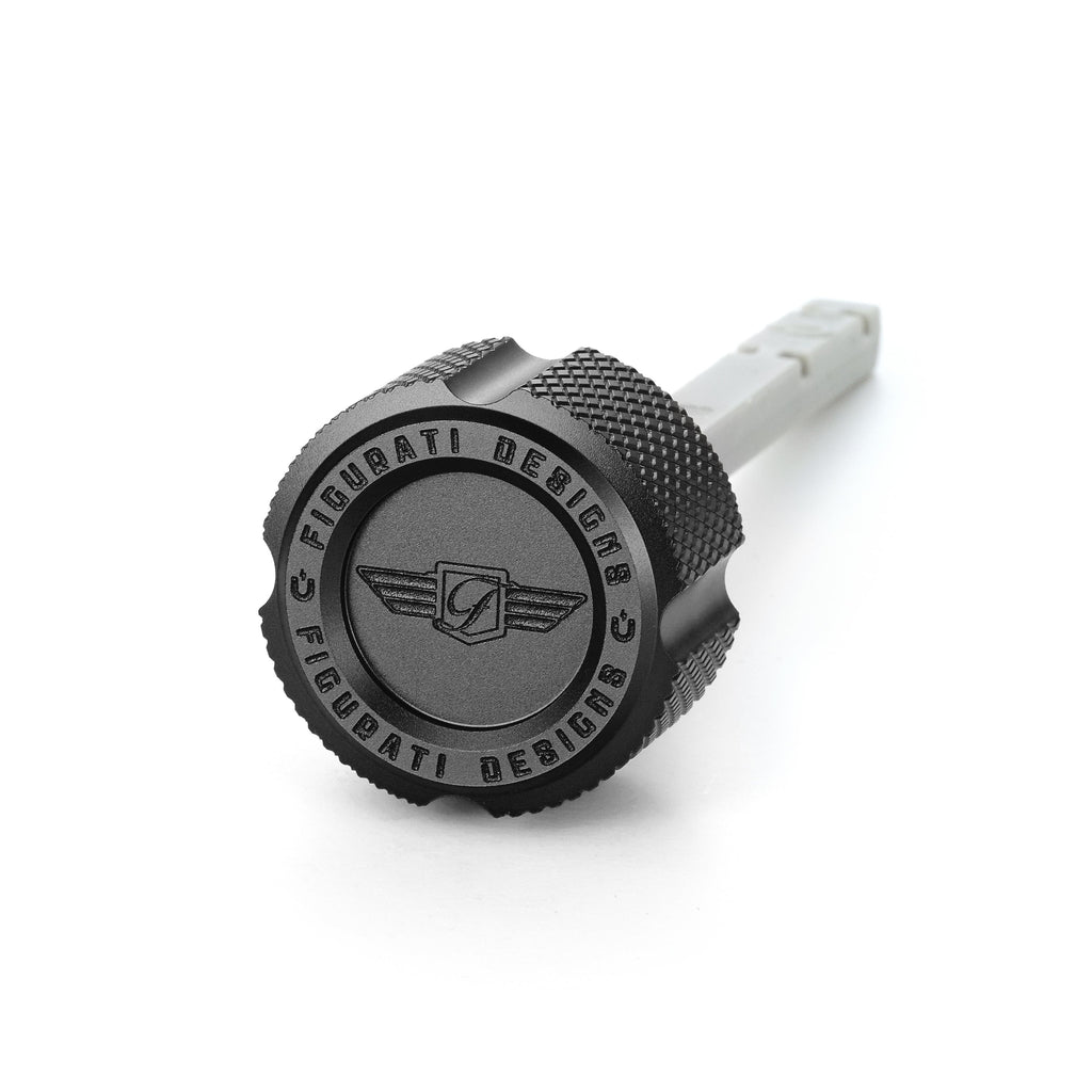 Magnetisk Transmissions-Oliepind til Harley-Davidson M8 (2017-2025) - Rillet Sort