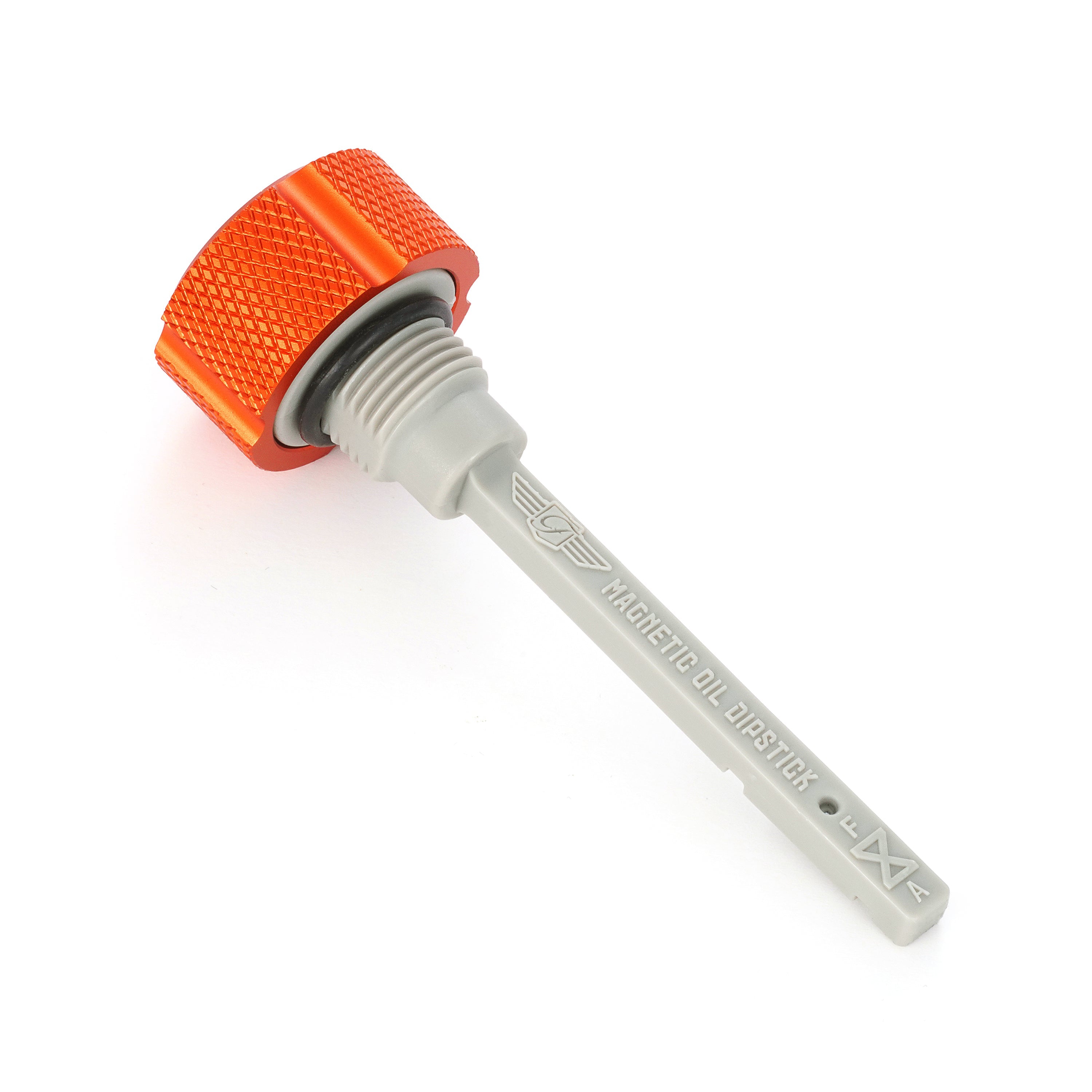 Magnetisk transmission oliepind til Harley-Davidson M8 (2017-2025) - Rillet Orange