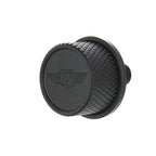 Sædeskrue - Riflet Sort