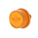 Sædeskrue - Riflet Guld